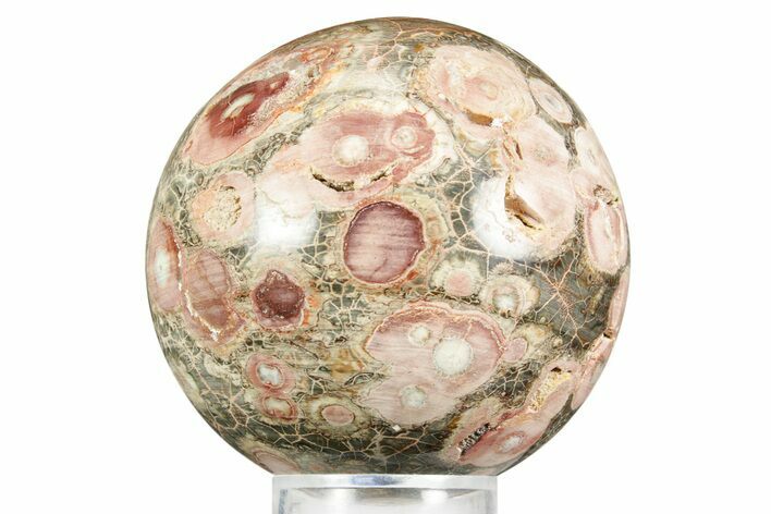 Polished Bird's Eye Jasper (Rhyolite) Sphere #371241